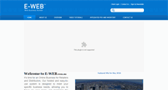 Desktop Screenshot of e-web.com.au